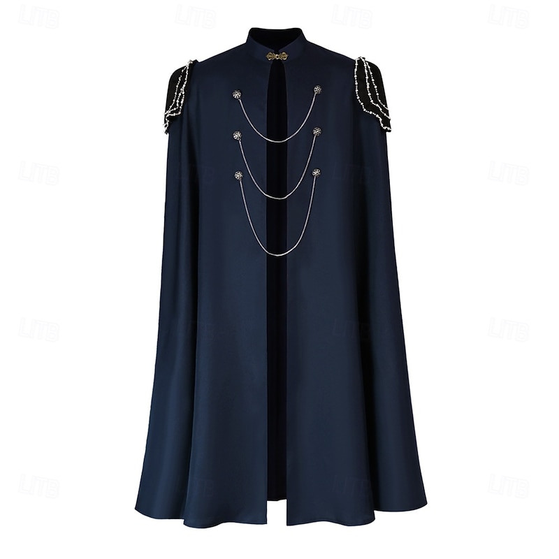 Retro Vintage Medieval 17th Century Cloak Plague Doctor Fancy Dress Men's Halloween Masquerade Performance Party Adults Cloak All Seasons3