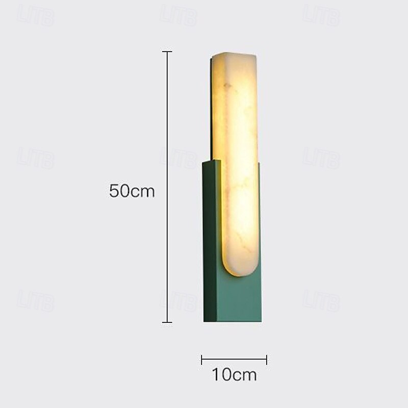 Indoor LED Modern Indoor Wall Lights Living Room Bedroom Metal Maeble Wall Light 110-120V 220-240V 12 W4