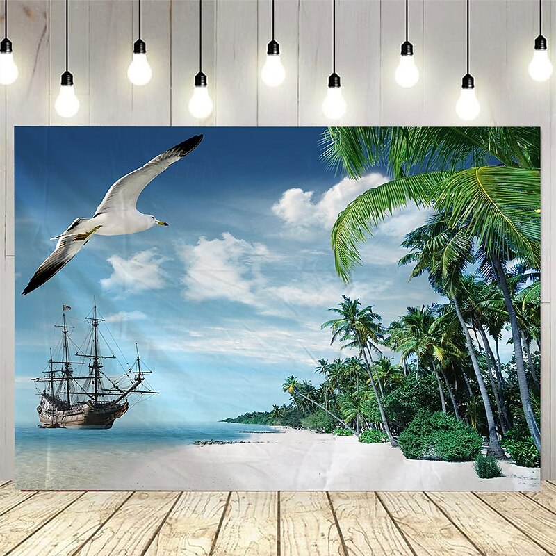 Lake Boat Plant Landscape Hanging Tapestry Mural Art Large Tapestry Mural Decoration Photos Background Blanket Curtains Home Bedroom Living Room Decoration