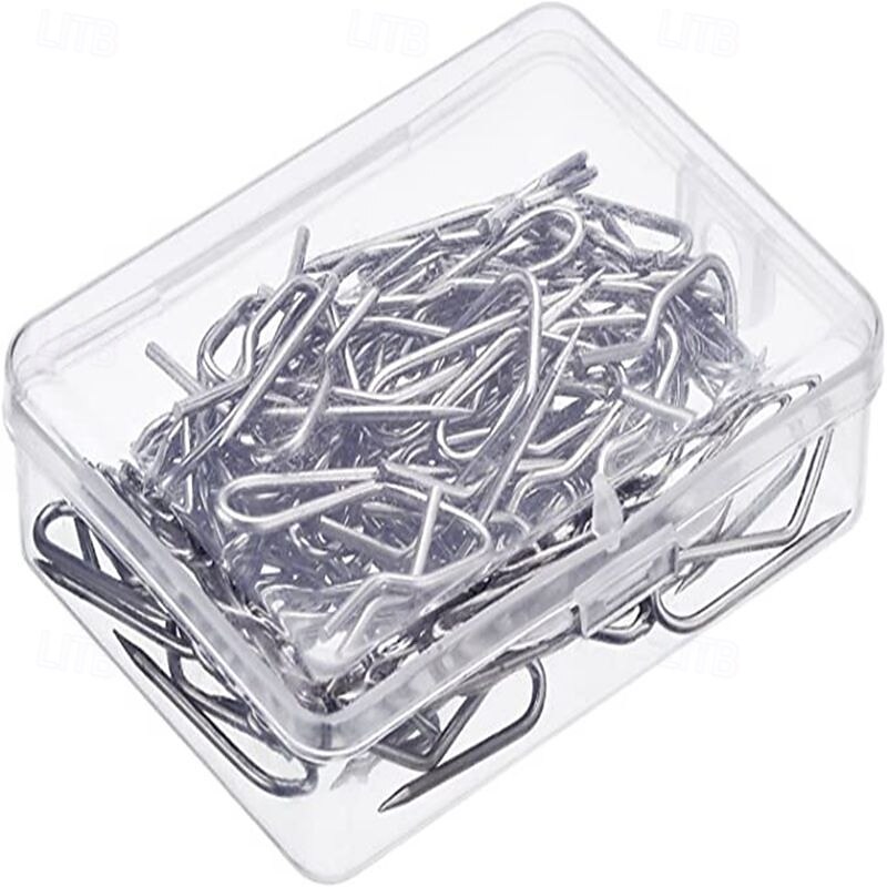 58 Pack Metal Curtain Hooks Pin-On Drapery Hooks 1.2 by 1 Inch for Window,Door,Shower Curtain4