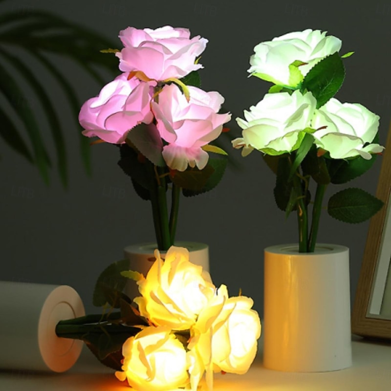 Deco Night Lights Christmas tree Leaf Star Cordless ON / OFF Christmas Mother's Day AAA Batteries Powered 1PC