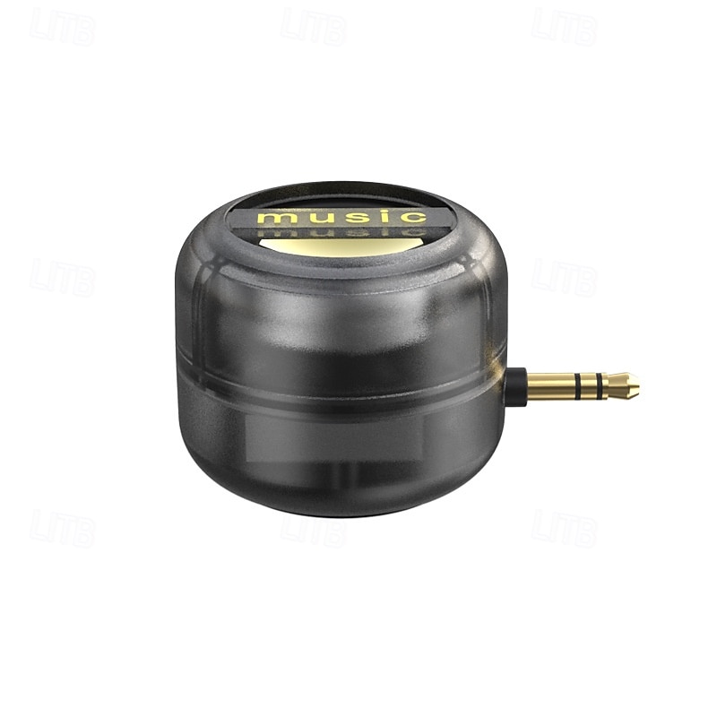 Music Amplifier Speaker for Cell Phones, Plug and Play, 5X Amplification, Crystal Clear Sound, Compact Speaker for Home or Travel (3.5mm Socket,Type-c Socket)2