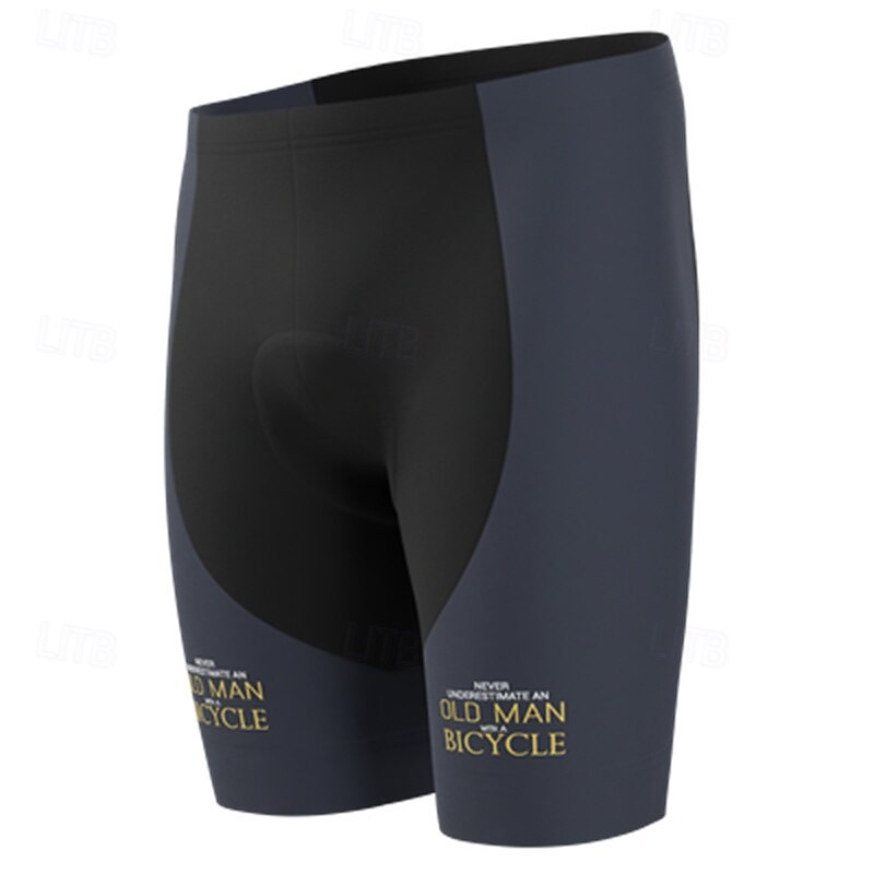 Men's Letter & Number Cycling Road Shorts Bike Shorts Cycling Padded Shorts Bike Shorts Bottoms Form Fit Mountain Bike MTB Road Bike Cycling Sports 3D Pad Quick Dry Sweat wicking Breathable Yellow Red4