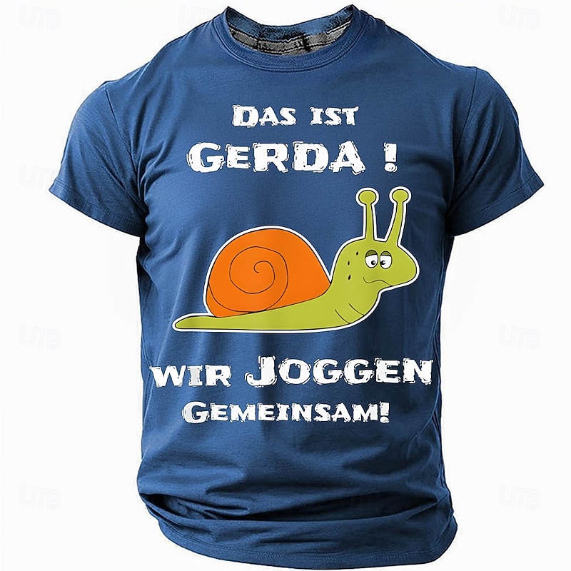 Men's Funny German T Shirt Short Sleeve T shirt 3D Print Crew Neck Round Neck Shirt Fashion Daily Basic Street Casual Daily Black Red Blue Summer Spring Clothing Apparel S M L XL XXL XXXL3