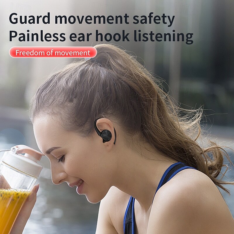 Q36 TWS Wireless Earbuds Bluetooth 5.3 Ear Hook Sports Gaming Headphones with Mic and Charging Case2