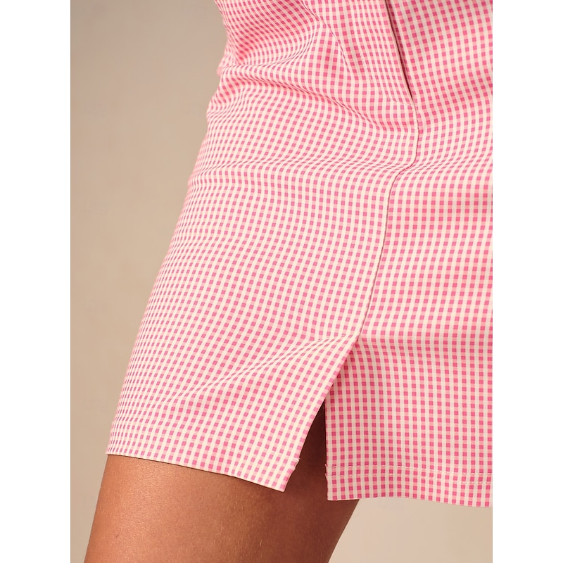 Women's Golf Skorts Yan pink Skirt Ladies Golf Attire Clothes Outfits Wear Apparel4