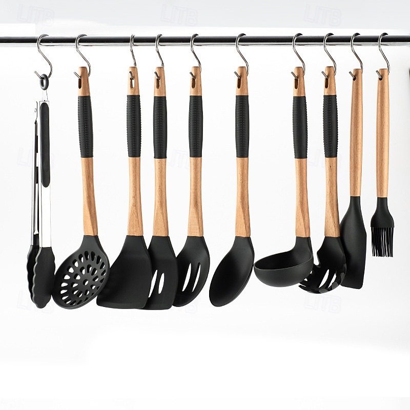 10PCS Stainless Steel S-Shaped Hooks, Multifunctional Kitchen and Bathroom Hooks, Portable Crossbar Hangers for Clothing, Bags, Wardrobe Storage3