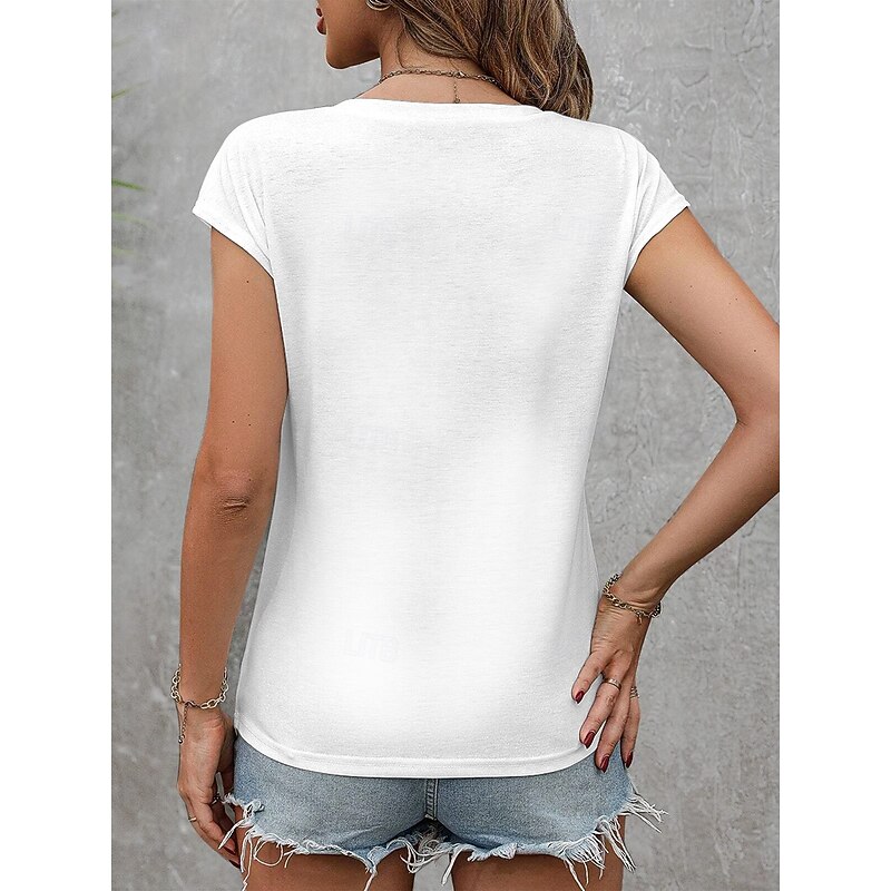 Kayomi Harai Women's Camisole Tank Top Graphic Animal Cat Stylish Classic Casual Sleeveless V Neck Regular Tops Daily Print Black White Yellow Summer Spring2