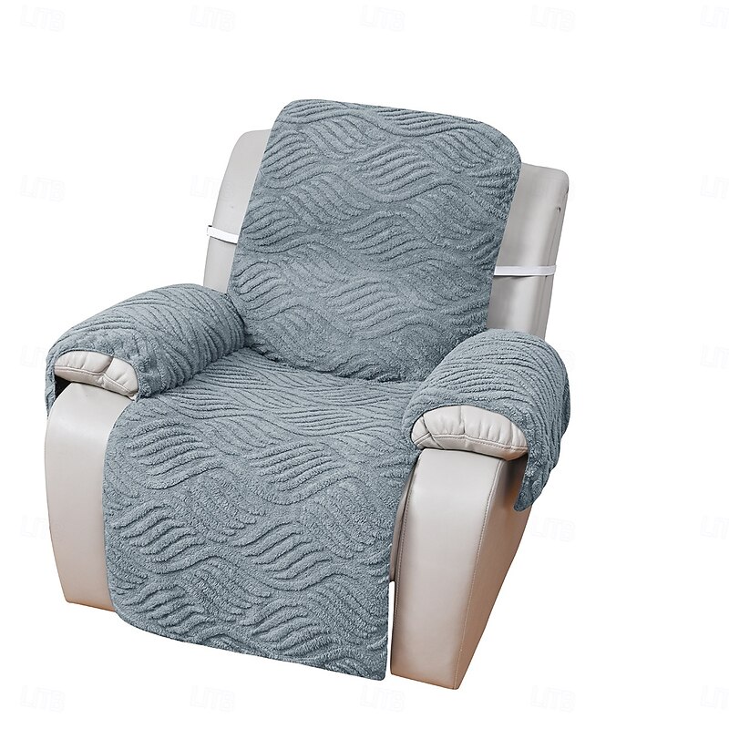 Elegant Jacquard Single Armchair Cover with Soft and Comfortable Armrests, Single Loveseat Three Seaters Armchair Cover for Relaxation4