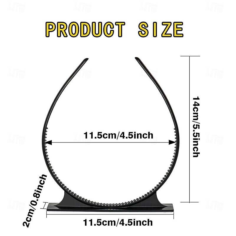 Graduation Cap Headband, Secures Your Graduation Cap and Hair Style Hat Accessories for Graduates, Students, Women3