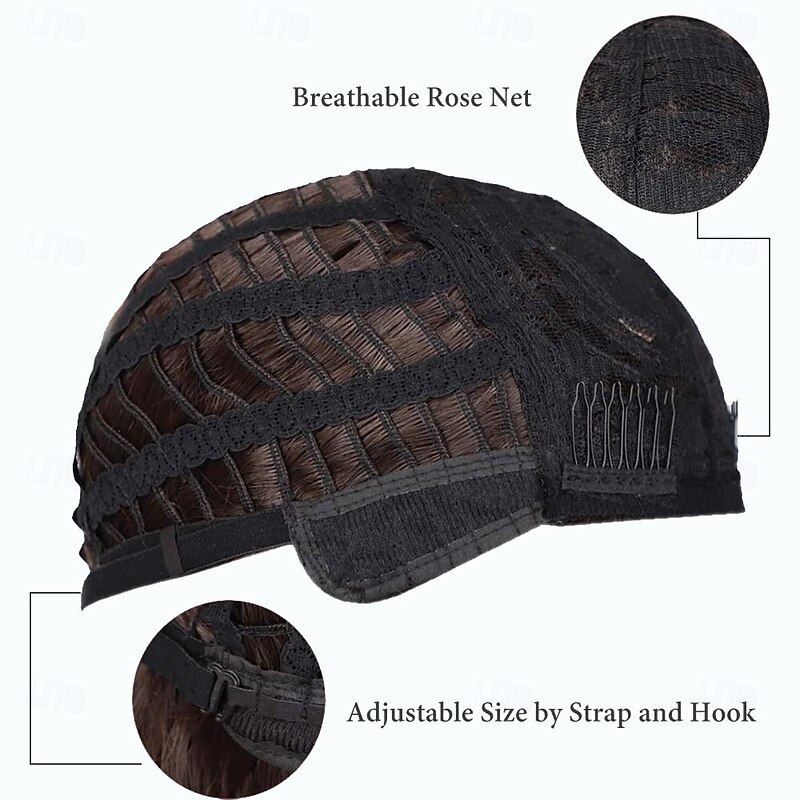 Short Curly Wigs for Black Women Pixie Cut Wig for Womens Short Hair Black Wig with Bangs Natural Wavy Synthetic Wigs for Black Women2