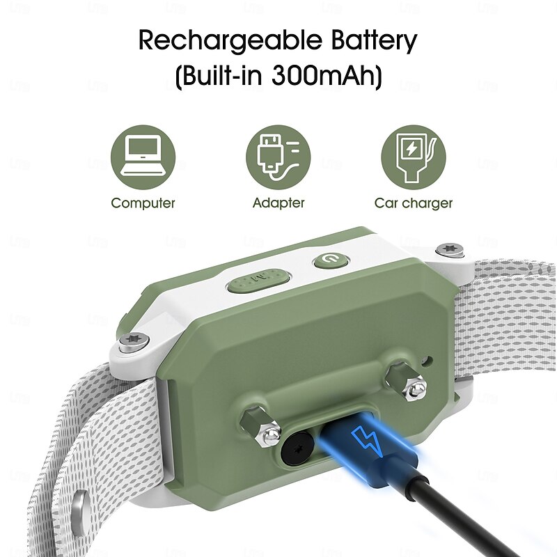 Dog Training Anti Bark Collar Shock Collar Anti Bark Device Pet Friendly Dog 3 Modes Beep Vibration Dog Adjustable Anti Bark Automatic Safety ABS+PC Electronic Behaviour Aids For Pets4