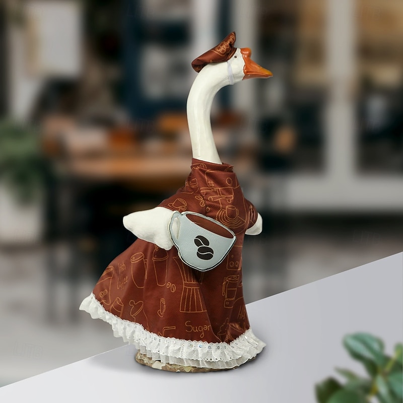 Goose Outfit Fits 23 inch Statue Cute Decorative for Festival Party Backyard