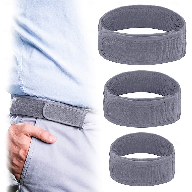 Unisex Belt - Velcro, Elastic, No Buckle, Lazy Adjustable Belt, Convenience Belt