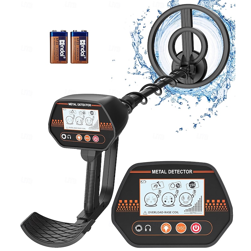 MD-4070 Kids Handheld Underground Metal Detector Toy - Outdoor Treasure Hunting Tool for Children