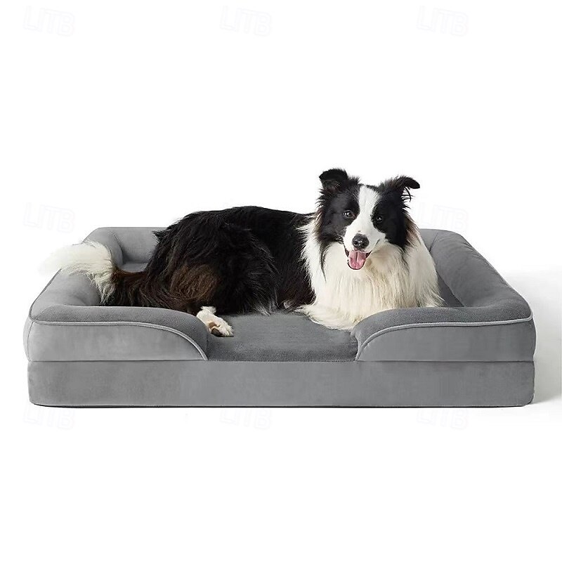 Dog Cat Pets Bed Beds Lounge Sofa Dog Beds Dog Bed Mat Solid Colored Warm Breathable Soft Washable Elastic Fabric Special Material for Large Medium Small Dogs and Cats2