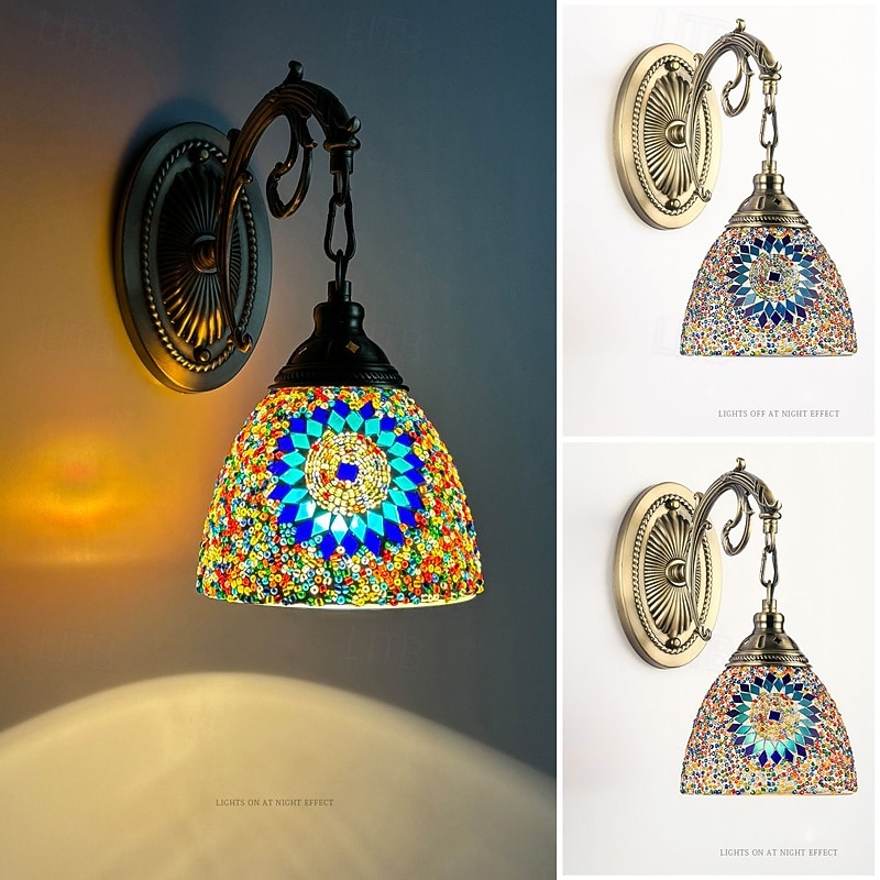Indoor Creative Vintage Traditional / Classic Indoor Wall Lights Living Room Bedroom Metal Wall Light 110-120V 220-240V 7 W4