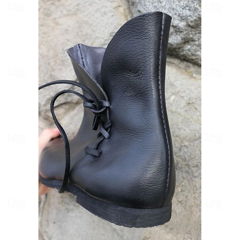 Retro Vintage Medieval Renaissance Shoes Fancy Dress Men's Celtic Pirate Halloween Carnival Masquerade Masquerade Party & Evening Adults' Shoes3