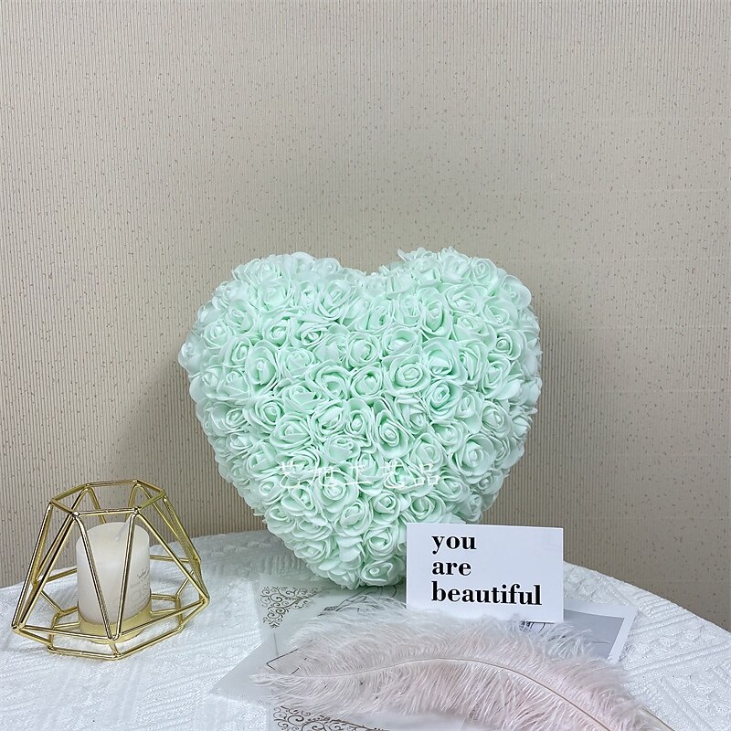 18cm Cute Romantic Preserved Rose in Heart Shape, Ideal Gift for Mother, Friend, Birthday, Anniversary, Valentine's Day Gift4