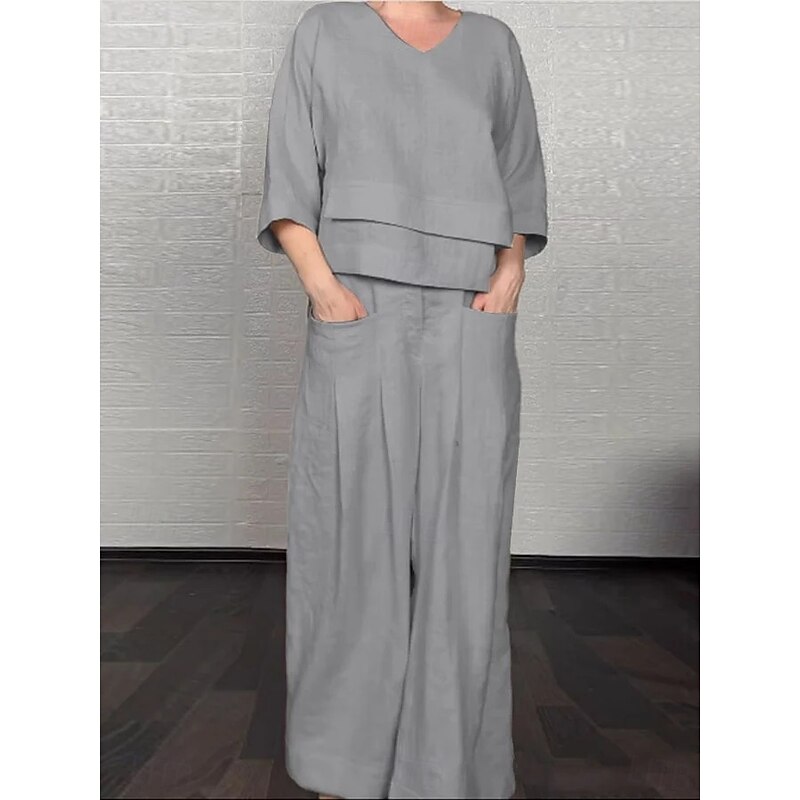 Women's EU / US Size Tracksuit Bolero Top Long Sleeve 3/4 Length Sleeve V Neck Casual Black White Navy Blue Summer Regular Fit4