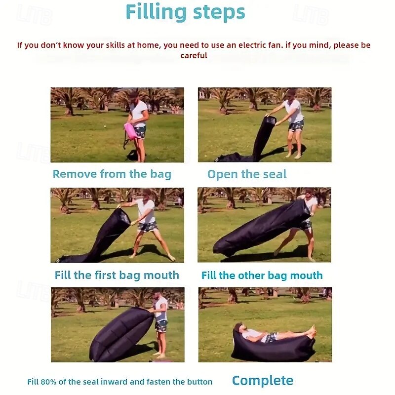 Lnflatable Sofa Versatile Foldable Soft and Quickly Inflatable for Camping and Leisure! Christmas Halloween Thanksgiving Gifts4