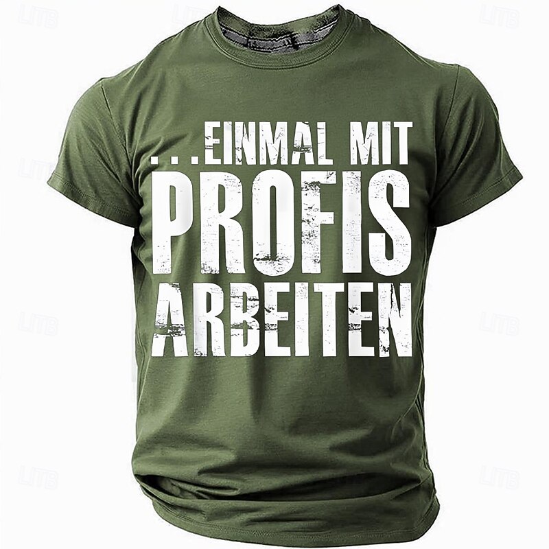 Men's Funny T-Shirt: 'Work with Professionals for Once' Sarcastic Work Office Humor Short Sleeve Graphic Tee3