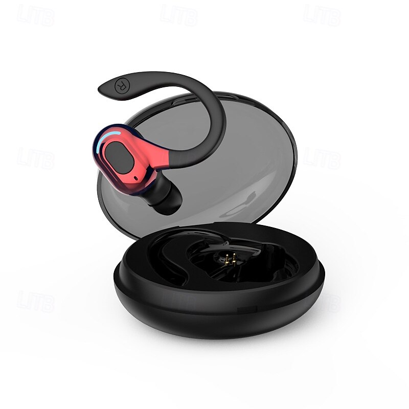 L8 Wireless Bluetooth Ear Hook Earbuds – IPX4 Waterproof, 14H Battery, Dual-Port Charging Case, HiFi Sound, Lightweight Sport Gaming Headphones4