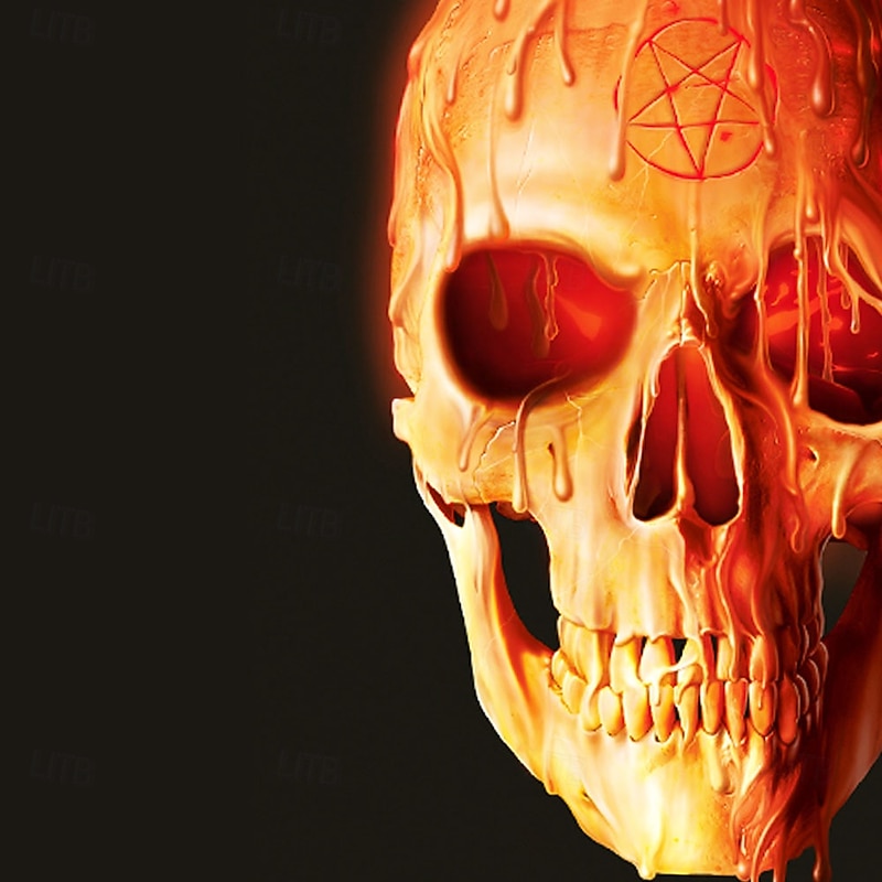 Wax Skull by Vincent Hie Men's Skull Swim Trunks Swim Shorts Board Shorts Retro Vintage Mesh Lining Elastic Drawstring Waist Designer Shorts Limited Artist Edition2