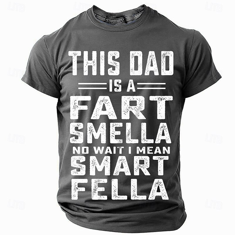 Men's Funny Slang T Shirt Short Sleeve T shirt 3D Print Crew Neck Shirt Fashion Daily Basic Street Casual Daily Black Blue Green Summer Spring All Seasons Clothing Apparel S M L XL XXL XXXL3