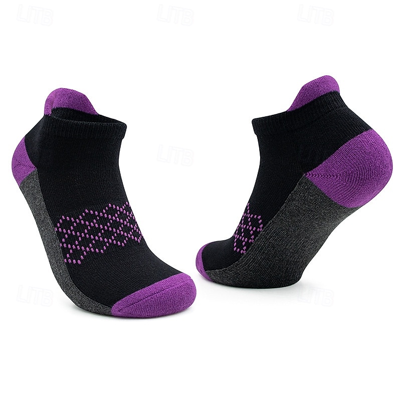 Men's 3 Pairs Multi Packs Socks Running Socks Casual Socks Wine Blue Color Color Block Vacation Sports & Outdoor Daily Basic Medium Spring Fall Fashion Casual3