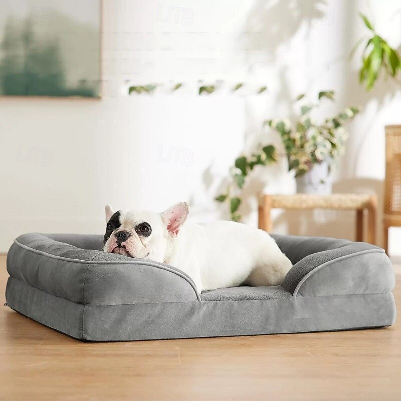 Dog Cat Pets Bed Beds Lounge Sofa Dog Beds Dog Bed Mat Solid Colored Warm Breathable Soft Washable Elastic Fabric Special Material for Large Medium Small Dogs and Cats3