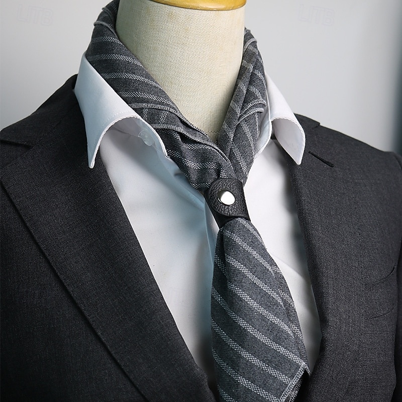 Men's Neckties Fashion Business Plain Wedding Party Daily Wear