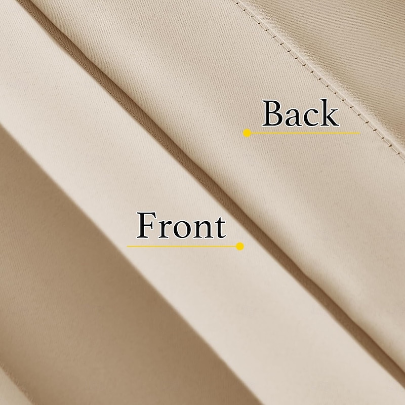 Closet Curtains, Door Curtains for Doorways, Pleated Folding Doors Curtain for Closet and Room Divider, 1 Panel4