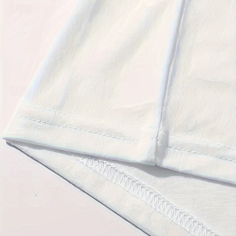 100% Cotton Kids Girls' Black White Rainbow T shirt Tee Crew Neck Short Sleeve Outdoor Vacation Daily Classic Casual Print Summer3