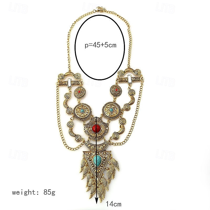 1PC Necklace For Women's Street Daily Alloy Tassel2