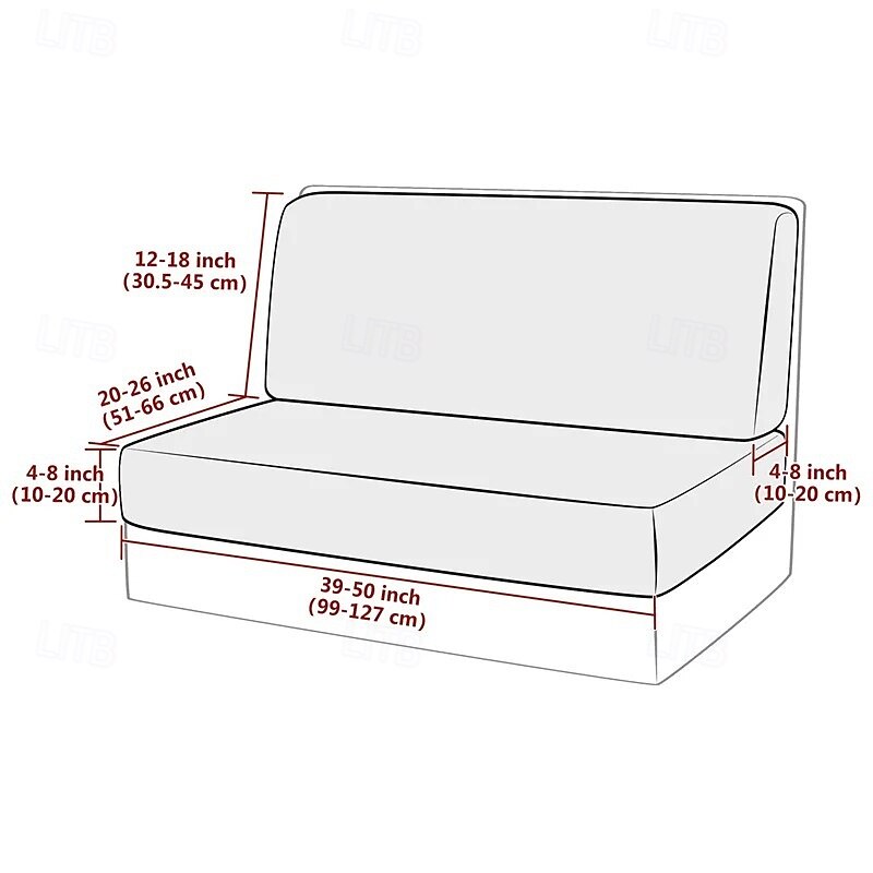 Waterproof Leaf Jacquard Rv Dinette Cushion Covers Outdoor Thickened Non-Slip Stretchable Sofa Slipcover for Car Seats and Furniture Protection2