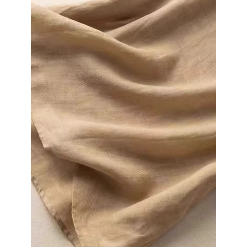 Women's Shirt Solid Color Basic Casual Sleeveless Crew Neck Regular Tops Daily Grass Green White Orange Khaki Summer Spring3