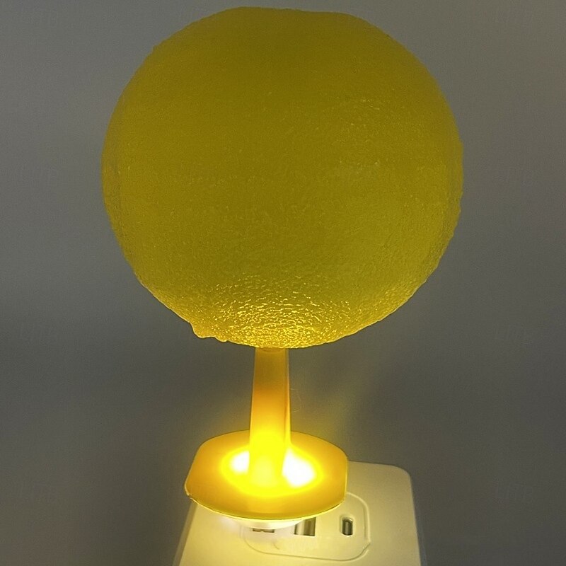 2PCS Fruit Fly Traps with LED Night Light, Sticky Flying Insects Trap Ball, Fruit Flavor Kitchen Home Trap for Indoor Outdoor Mosquito Collector4