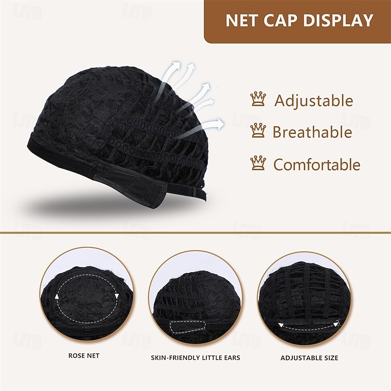 Mullet Wigs for Men 80s 90s Costumes Fancy Party Accessory Cosplay Wig Halloween Man x2