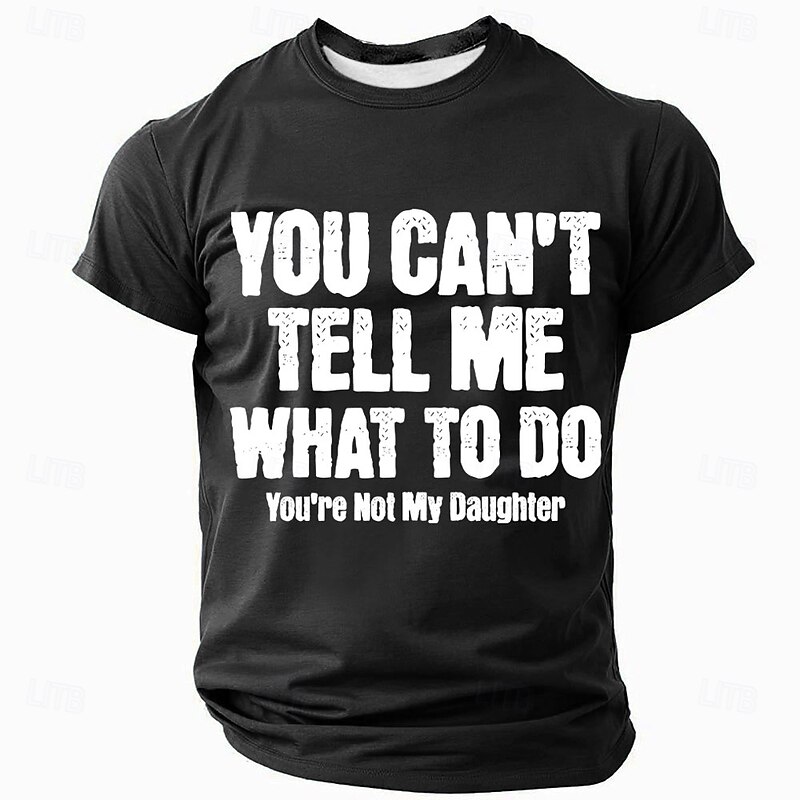 Men's Father Daughter T Shirt Short Sleeve T shirt 3D Print Crew Neck Round Neck Shirt Fashion Daily Basic Street Casual Daily Black Red Blue Summer Spring All Seasons Clothing Apparel S M L XL XXL3