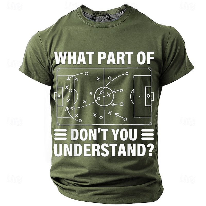 Men's Funny Soccer T-Shirt, 