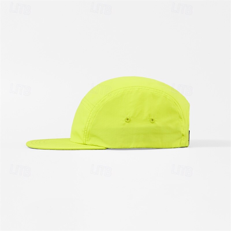 Baseball Cap Tennis Cap Women's Cap Solid Colored Classic Fashion Sun Protection Breathable Moisture Wicking for Tennis Baseball Running Summer fluorescent green Red Royal Blue2