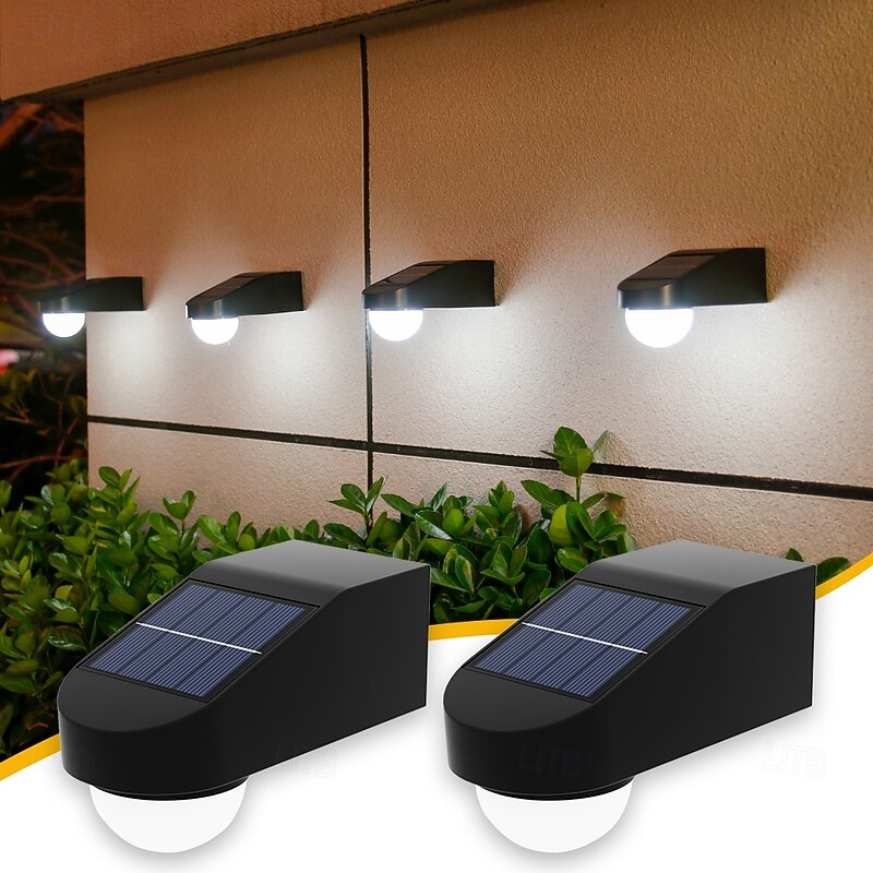 1/2 Pc Solar Wall Light Waterproof Porch Fence Light 5LED Outdoor Lighting Home Yard Villa Exterior Wall Landscape Decoration2