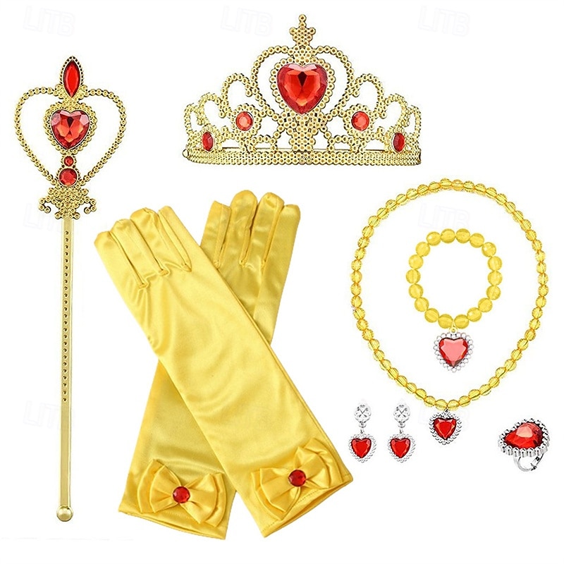 Snow White Fairytale Princess Flower Girl Dress Theme Party Costume Tulle Dresses Cosplay Movie Cosplay for Girls' Kid's Carnival Masquerade Party2