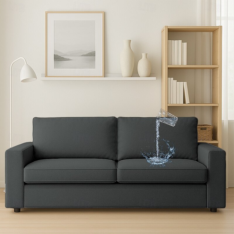 Waterproof Sofa Cover Suitable For KIVIK Solid Color Quilted Slipcovers For Pets - Main Image