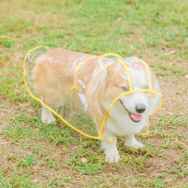 Pet Dog RaincoatWaterproof Jacket Dog Rain Poncho Portable Raining Coat Breathable Lightweight Breathable Lightweight Suitable for Small Medium Dogs4