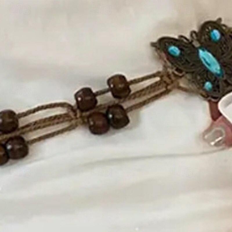 Women's Belt Alloy Blue Waist Belt Street Daily Multicolor3