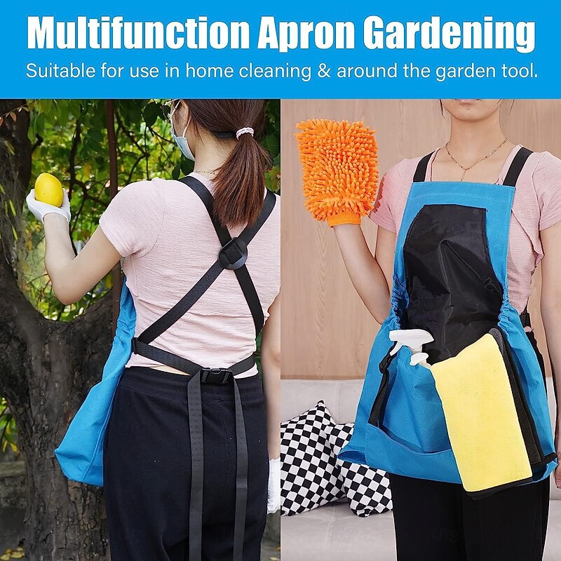 Quick Release Flowerpot Harvesting Apron Large Capacity Adjustable Bag Gardening Waterproof Garden Multifunctional4