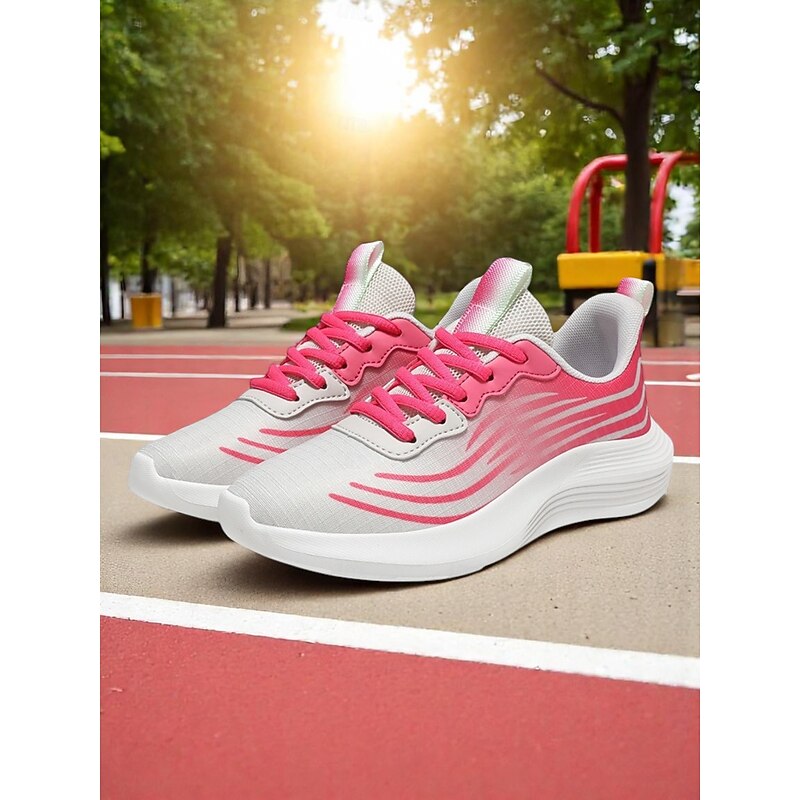 Women's Lightweight Running Shoes - Green Accents with Breathable Mesh, Ideal for Sports and Active Outdoor Workouts2