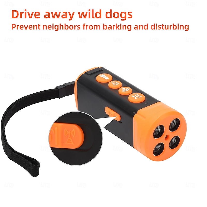 Ultrasonic Dog Bark Control Device SU40 High-Power Dog Repellent with LED light2